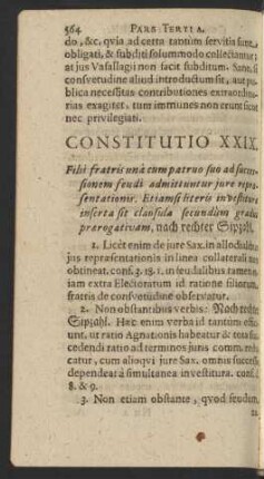 Constitutio XXIX.