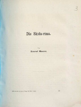 Die Skida-rima