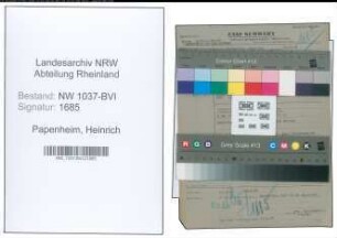 Entnazifizierung Heinrich Papenheim , geb. 08.06.1906 (Studienrat)