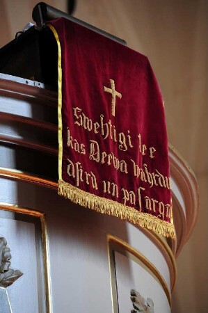 Johanniskirche : Kanzel in der Johanniskirche. Aufgenommen im Juni 2008. Foto Uwe Gerig