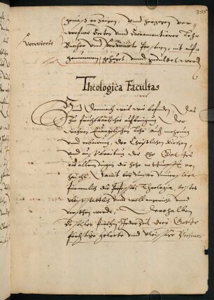 Theologica Facultas.