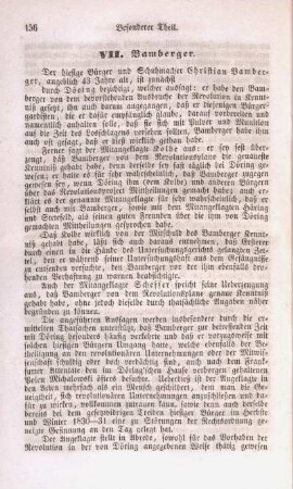 VII. Bamberger