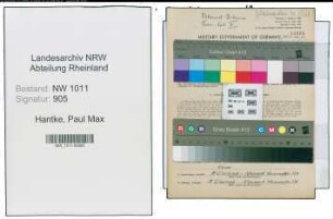 Entnazifizierung Paul Max Hantke , geb. 09.10.1891 (Steinbildhauer)