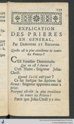 Explication Des Prieres En Général