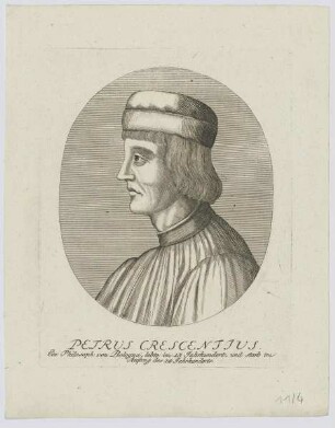 Bildnis des Petrus Crescentius