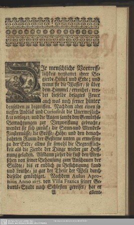 1. Reise nach Breßlau, Wien und Dreßden