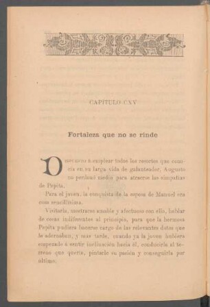 Capítulo CXV - Fortaleza que no se rinde