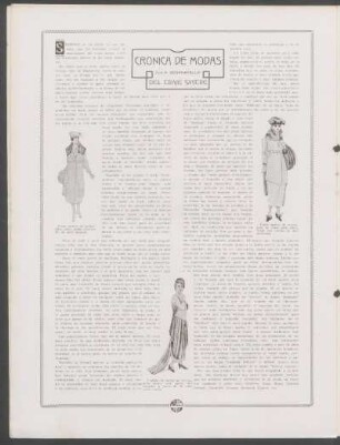 Crónica de modas : Del traje sastre