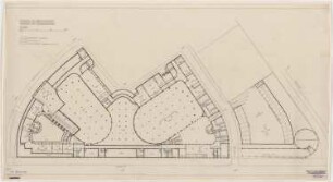 Haus des Rundfunks, Berlin-Charlottenburg Wettbewerbs-Entwurf: Grundriss KG 1:200
