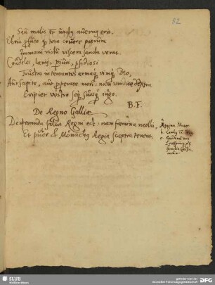 De regno Galliae.