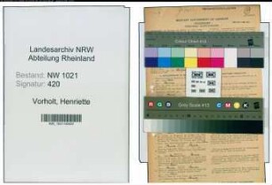 Entnazifizierung Henriette Vorholt , geb. 27.10.1902 (Sekretaerin)