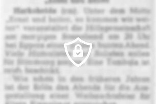 "Ernst und heiter"