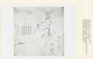Botanischer Garten, Berlin-Lichterfelde (Diplomarbeit bei Willy Kreuer): Grundriss Obergeschoss 1:200