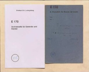 Vereinigung des Arbeitskreises verwandter zünftiger Gewerbe anläßlich einer Revision der Abgrenzung der zünftigen Gewerbe