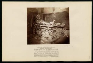 2, Stiftskirche Tübingen: Sarkophag Herzog Ludwigs und seiner Gemahlin Dorothea Ursula.
