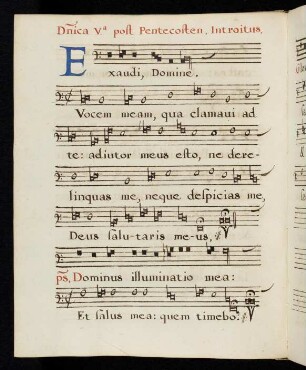 45v - 46r Exaudi Domine vocem meam qua clamavi ad te