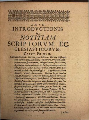 Io. Andreae Bosii Schediasma de comparanda notitia scriptorum ecclesiasticorum : antehac privatim traditum, nunc suasu amicorum recensitum ac publicatum