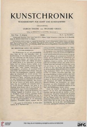 Heft 6 (24. November 1898)
