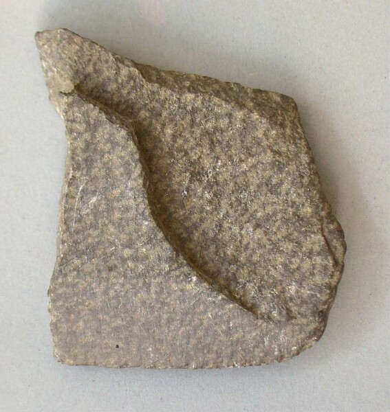 Stone spade (fragment)