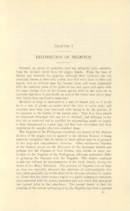 Chapter I. - Distribution of Negritos