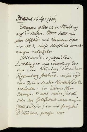 1r-7r 16.9.-19.9.1903 Straßburg - München - Triest