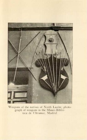 Weapons of the natives of North Luzón ...
