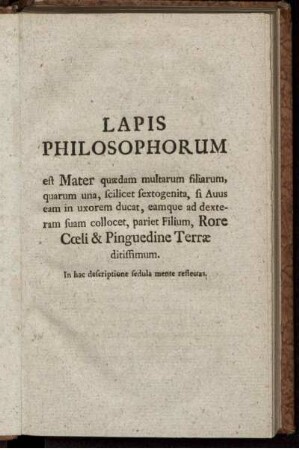Lapis Philosophorum