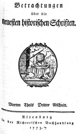 Vierten Theils Dritter Abschnitt