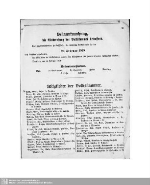 Mitglieder der Volkskammer