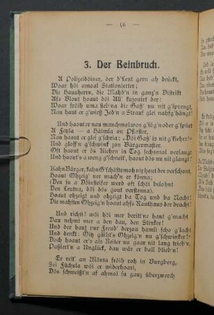3. Der Beinbruch.
