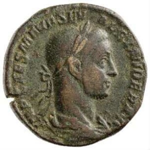Münze, Sesterz, 227 n. Chr.