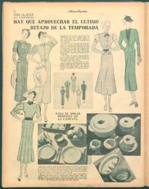 Hay que aprovechar el último retazo de la temporada [Dibujos] : Para la mujer