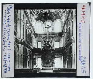 Weißenfels, Schloss Neu-Augustusburg,Weißenfels, Schloss, Schlosskapelle : Innenansicht, Schloßkirche