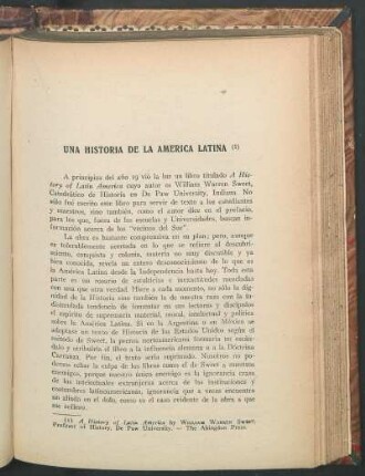 Una historia de la América Latina