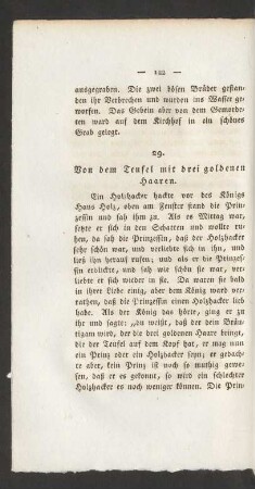 29. Von dem Teufel mit drei goldenen Haaren.