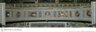 Ausstattung der Cappella Frangipane: Zyklus zum Leben des heiligen Paulus, Propheten und weitere Szenen, Die heiligen Petrus, Paulus, Johannes und die lateinischen Kirchenväter