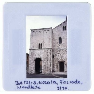 Bari, S. Nicola : Westfassade, Nordteile