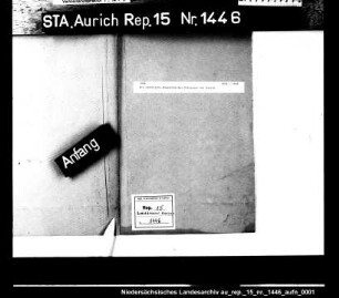 Die nächtliche Bewachung des Schlosses von Aurich