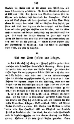 n. Aus dem Amte Idstein und Usingen.