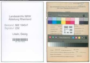 Entnazifizierung Georg Litwin , geb. 05.02.1914 (Finanzbeamter)