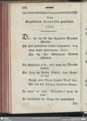 Dem Angedenken Leopolds gewidmet