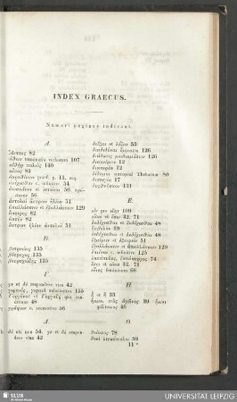 Index graecus
