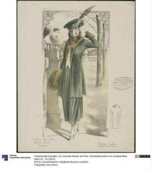 Les Grandes Modes de Paris: Schneiderkostüm von Gustave Beer