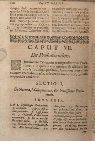 Caput VII. De Probationibus.