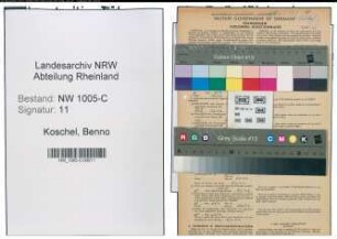 Entnazifizierung Benno Koschel , geb. 22.12.1917 (Kaufmann)