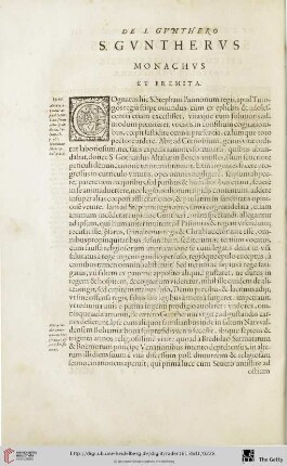 S. Guntherus
