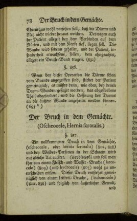 Der Bruch in dem Gemächte. (Oscheocele, Hernia scrotalis.)