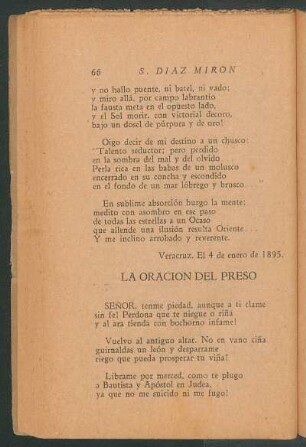 La oración del preso