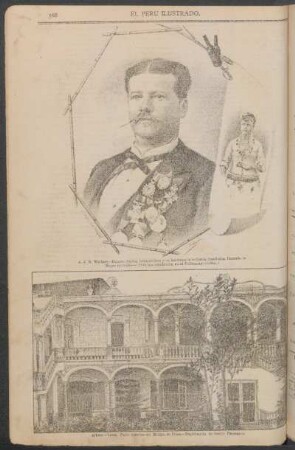 [Retratos de] A. J. D. Wallace - Eximio Ilusionista brasileiro [- y de] su hermana la señorita Anathalia, llamada la Mujer invisible. : (Próxima exhibición en el Politeama - Lima.)