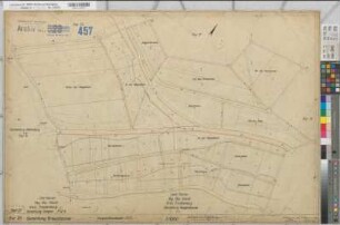 Braunshausen (Hallenberg), Umlegung Braunshausen, Zuteilungskarte Bl.21 Flur 21